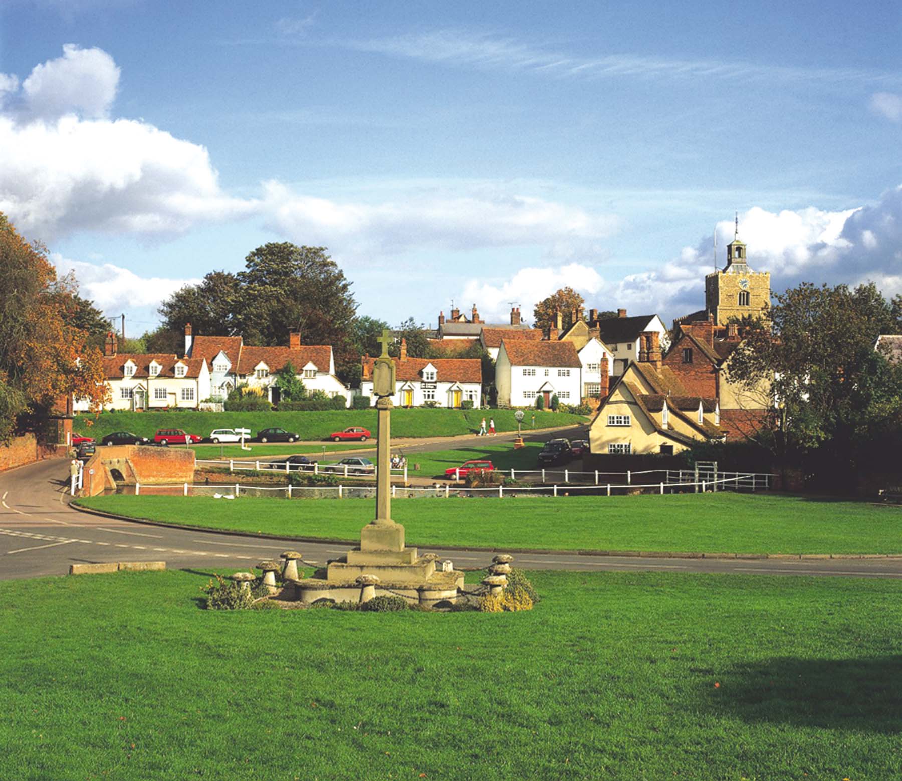 image of old village finchingfield