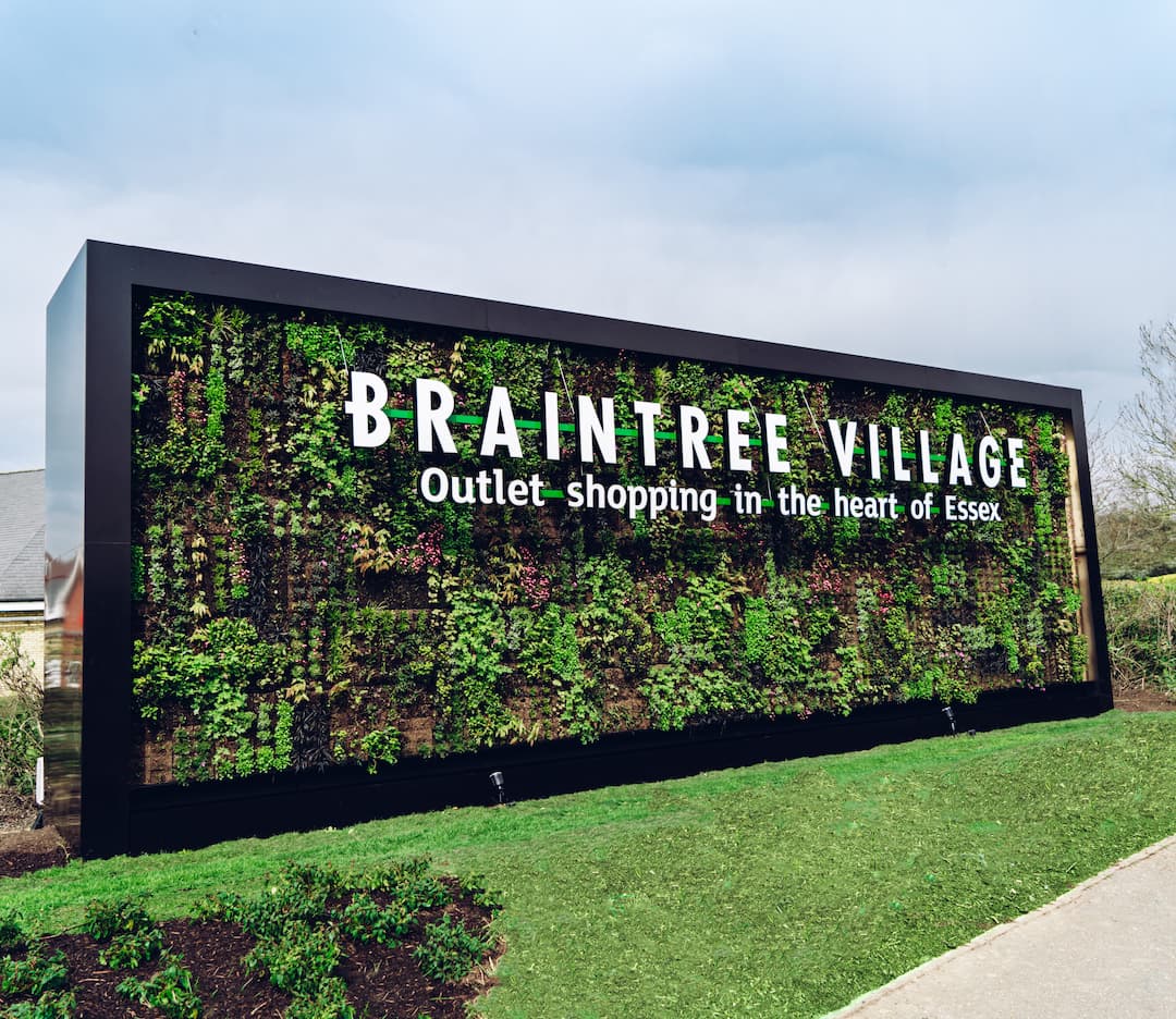 braintree village living wall photograph